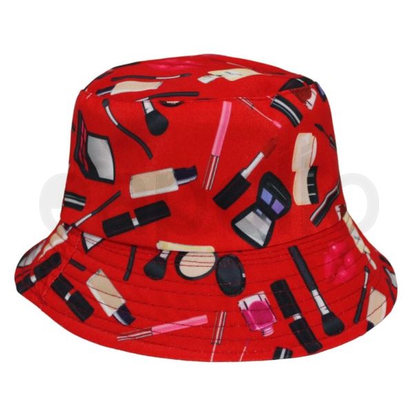 Adults Reversible Cosmetic Design Bucket Hat 