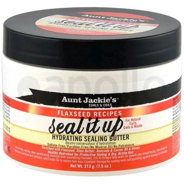 Aunt Jackie's Flaxseed Recipes Seal It Up Hydrating Sealing Butter - 213g