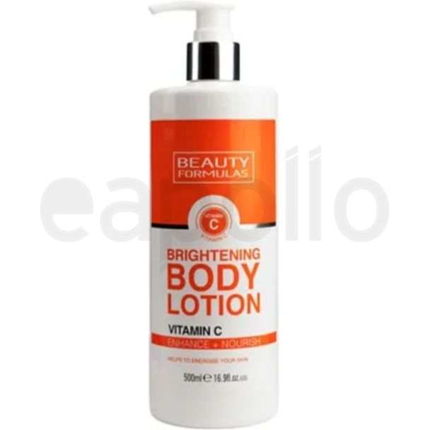 Beauty Formulas Brightening Body Lotion- Vitamin C (500ml)