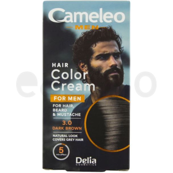 Cameleo Men Hair Color Cream - 3.0 Dark Brown