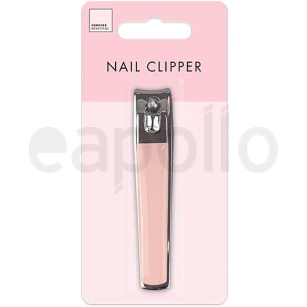 Carbon Steel Nail Clipper 8.5cm - Pink