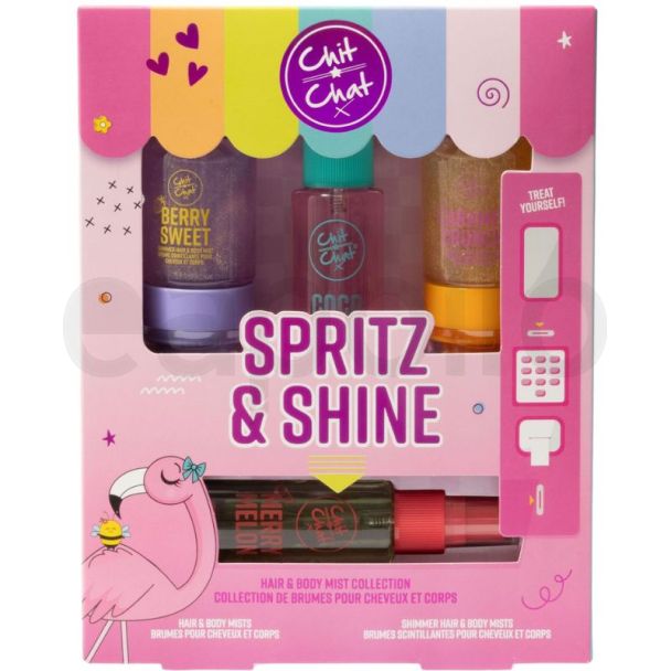 Chit Chat Spritz & Shine Hair & Body Mist Collection Gift Set 