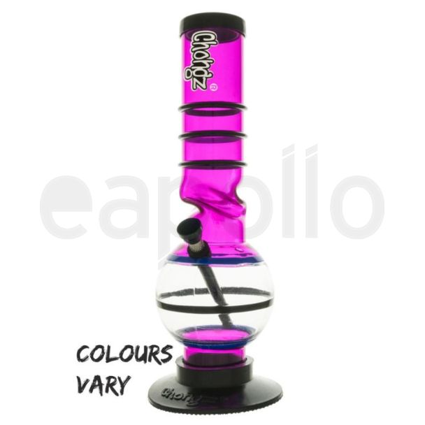 Chongz Acrylic "Eds Champion" Waterpipe - Assorted (12 Inch)