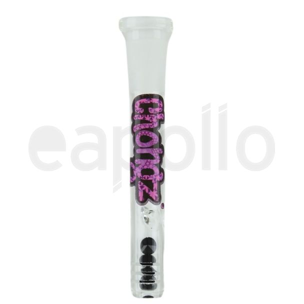 Chongz Black Jewel Glass Stem 19mm-14mm 12.2cm 