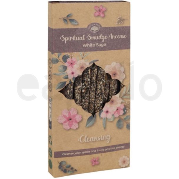 Cleansing Spiritual Smudge Incense Sticks - White Sage - 8 Sticks