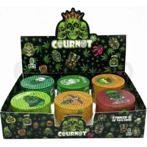 Cournot 4-Part Metal Handmuller - Assorted (6.3x4.3cm)