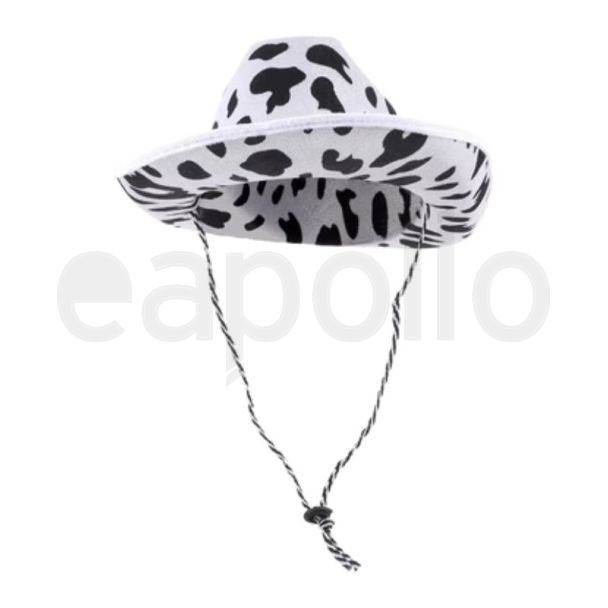 Cow Print Cowboy Hat