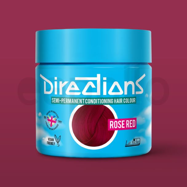 Directions Semi Permanent Hair Colour - Rose Red