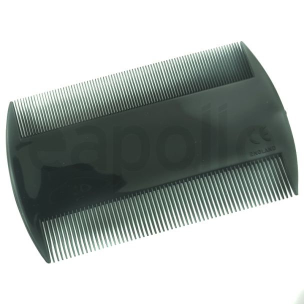 Duralon Black Nit Comb for Head Lice - 8.5cm