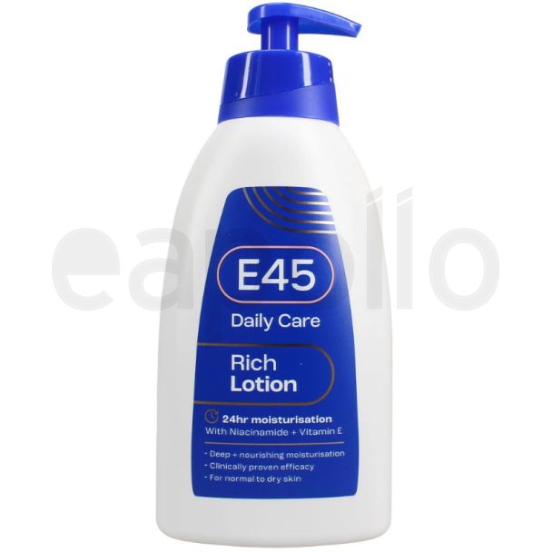E45 Rich 24H Moisturising Lotion - 400ml (Exp-03/27)