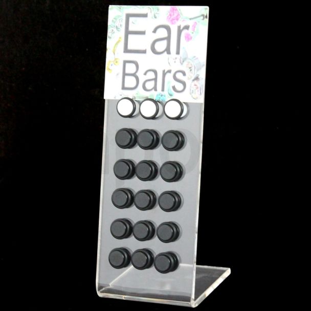 Ear Bars (Black & White Assorted) - 10mm