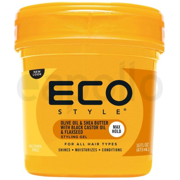 Eco Style Gold Styling Gel – 16 oz / 473 ml (Exp-10/28)