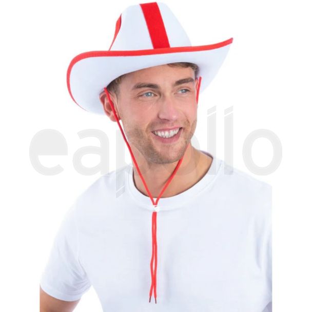 England Cowboy Hat with Cord and Toggle