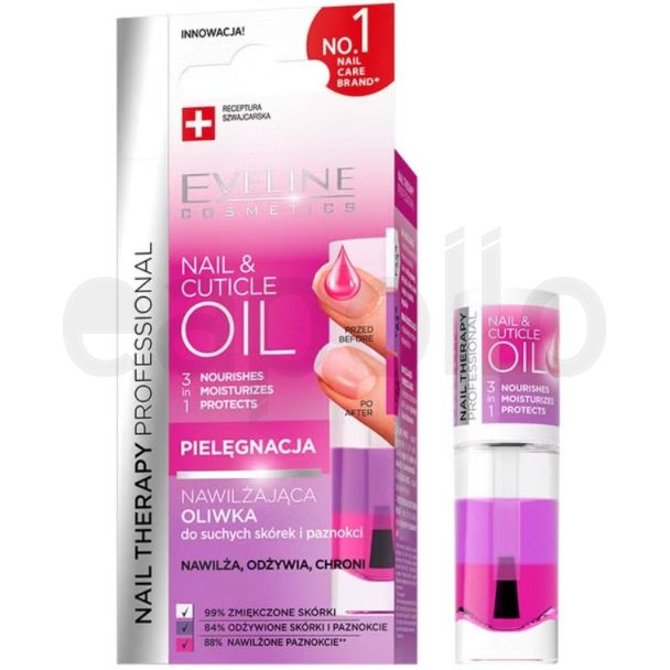 Eveline Nail Therapy Professional Nail & Cuticle Oil - 8ml