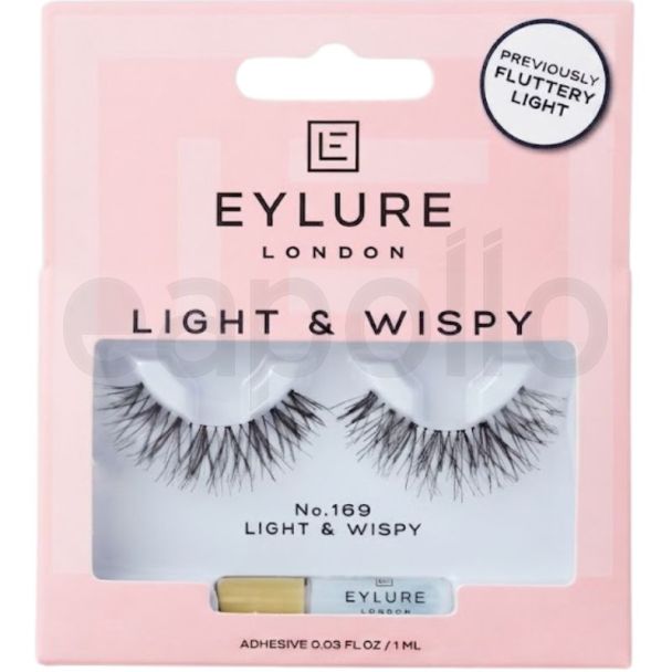 Eylure Eyelashes With Glue - No.169 Light & Wispy