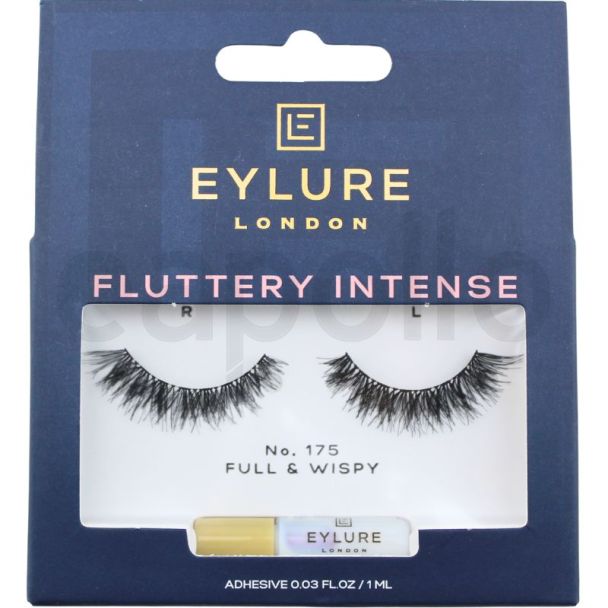 Eylure Fluttery Intense Eyelashes With Glue - No.175 Full & Wispy