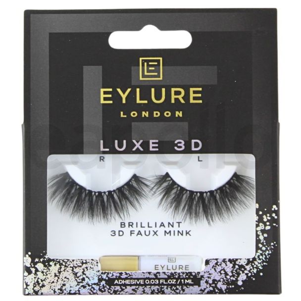 Eylure Luxe 3D Faux Mink Eyelashes - Brilliant 