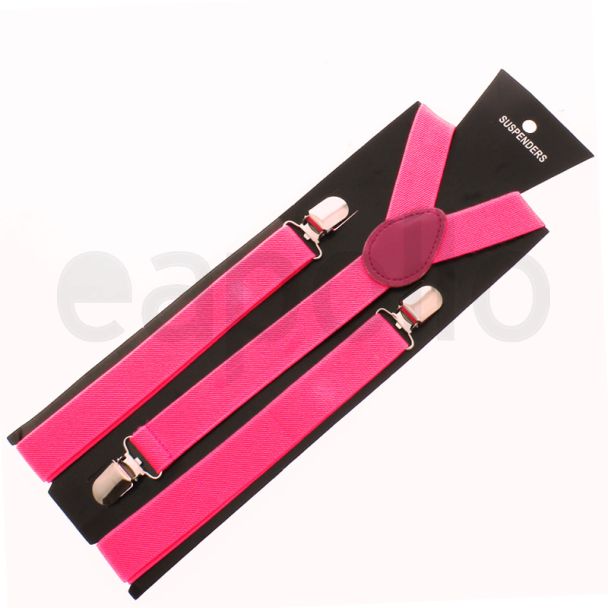 Fashion Braces - Neon Pink (25mm)