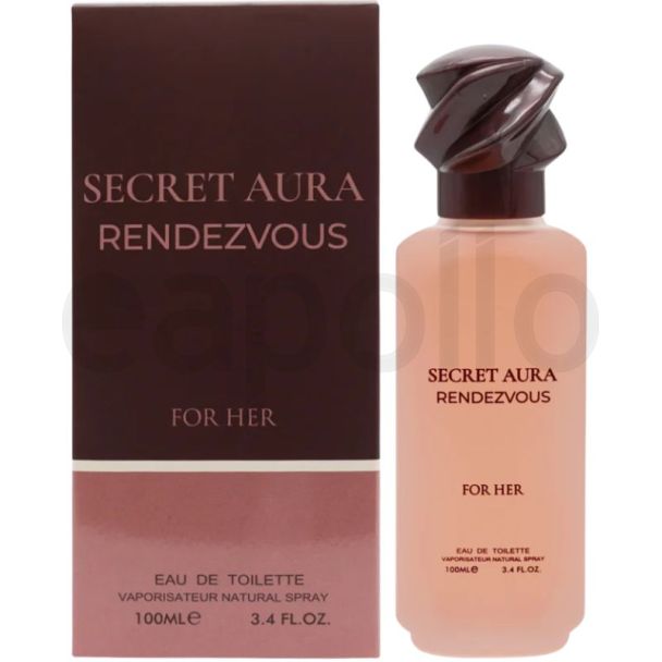 Fine Perfumery Ladies EDT Perfume - Secret Aura Rendezvous (100ml)