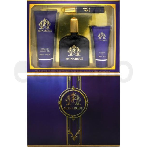Fine Perfumery Mens 4 Pieces Gift Set - Monarque