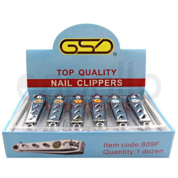 GSD Black Enamel Nail Clippers - Assorted 