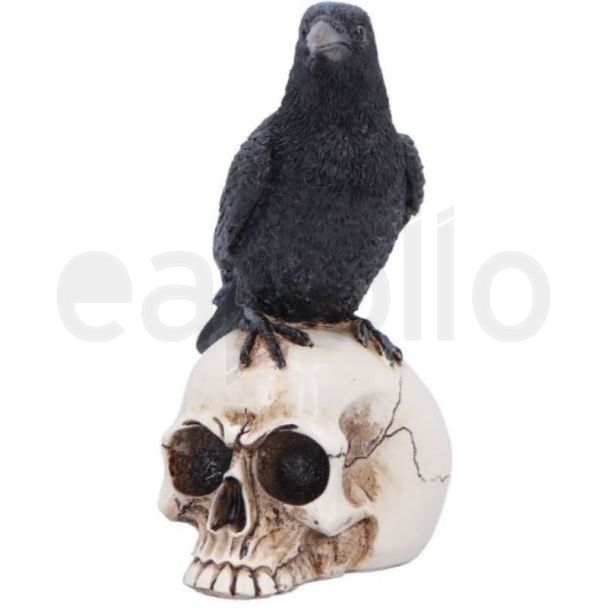 Hells Desire Skull with Naked Temptress Figures Ornament - 18cm