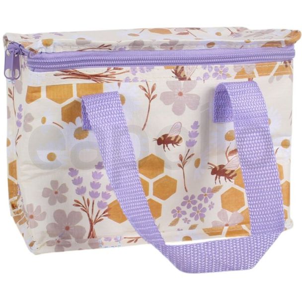 Honey Bee Floral Print Lunch Bag - 15cm