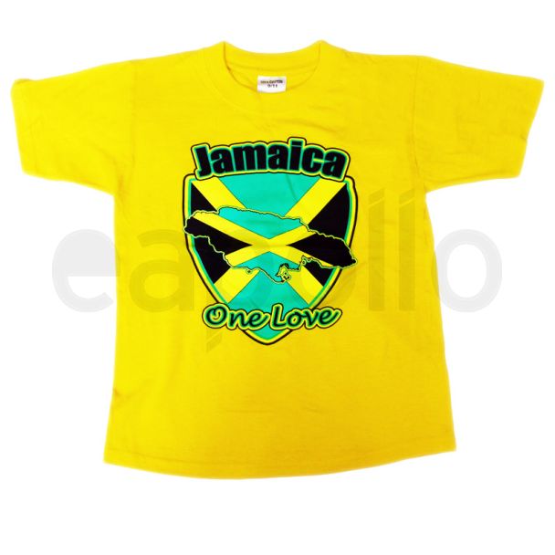 Wholesale Jamaica One Love Yellow T-Shirt