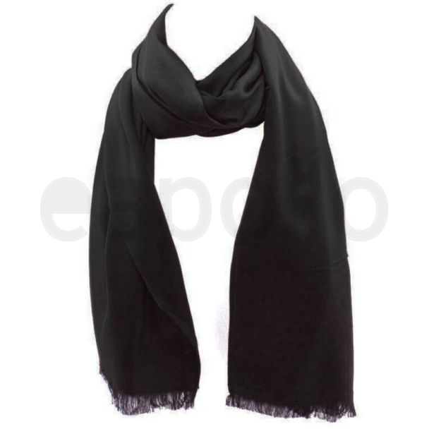 Ladies Pashmina Style Scarf – Black