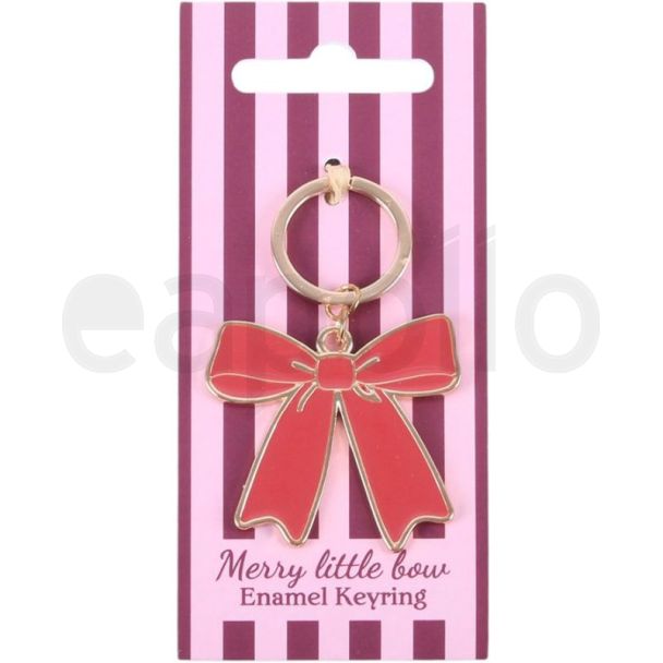 Red Bow Keyring - 7cm