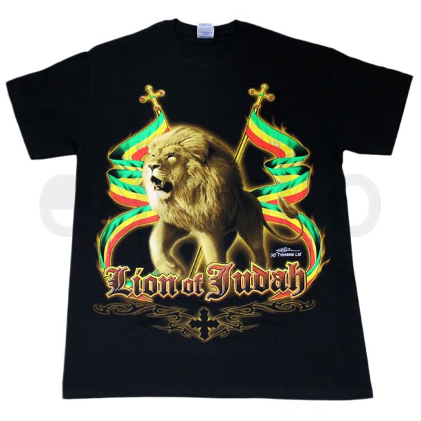 Lion Of Judah Black T-Shirt - Small