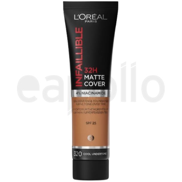 L'Oreal Infaillible 32H Matte Cover Foundation - 320 Cool Undertone