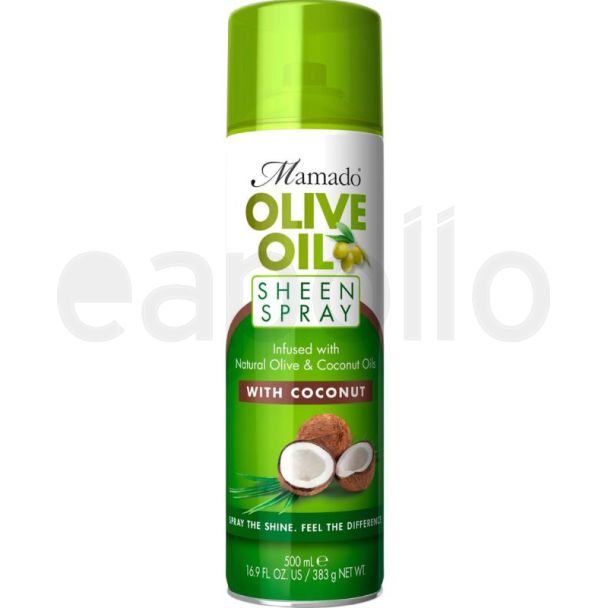 Mamado Olive Oil Sheen Spray With Coconut (500ml)