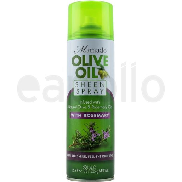 Mamado Olive Oil Sheen Spray With Rosemary (500ml)