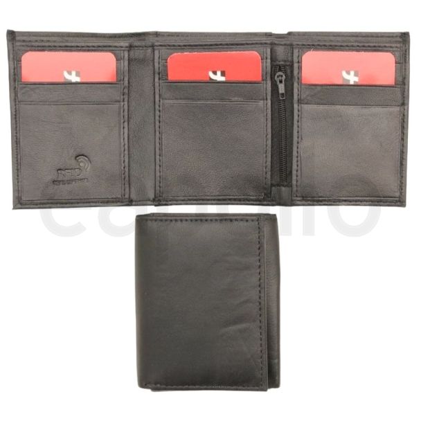 Men's RFID Leather Wallet - Brown