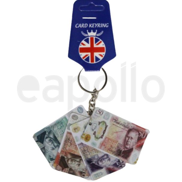 Money Notes Design Keyring - (11cm)