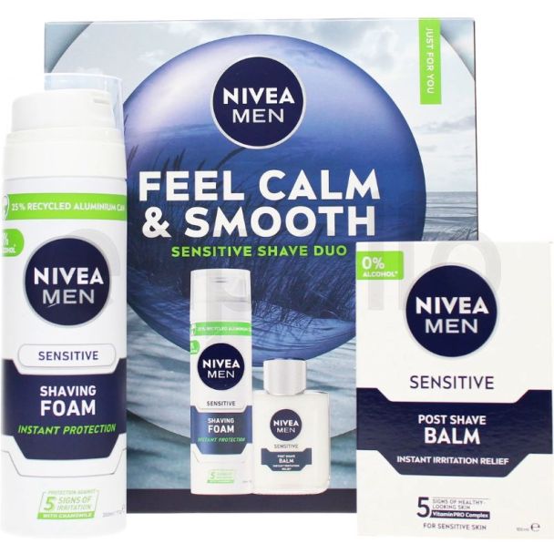 Nivea Men 2pcs Gift Set - Feel Calm & Smooth