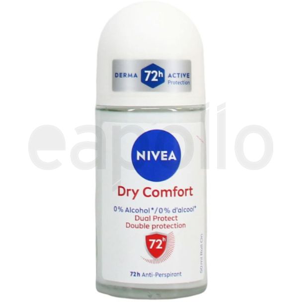 Nivea Men Roll On 72h Anti-Perspirant Deodorant 50ml - Dry Comfort