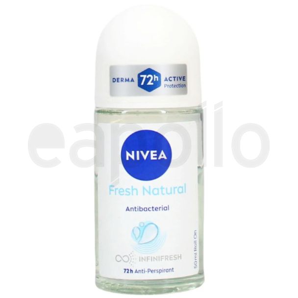 Nivea Men Roll On 72h Anti-Perspirant Deodorant 50ml - Fresh Natural