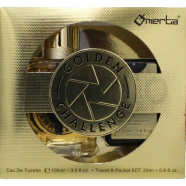 Omerta Men's 2pcs Perfume Gift Set -Golden Challenge 