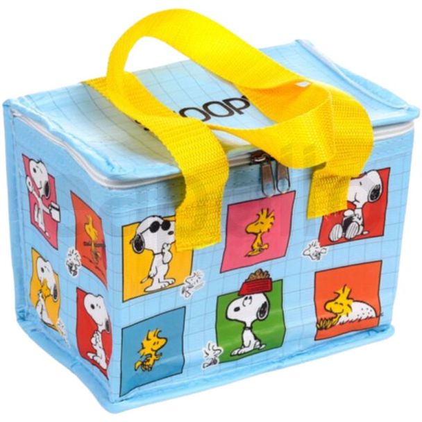 Peanuts Snoopy & Woodstock RPET Insulated Lunch Bag - 17cm