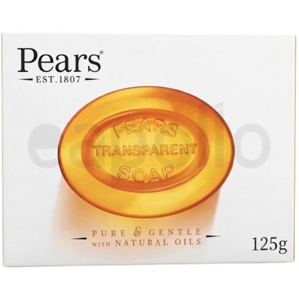 Pear Transparent Soap With Natural Oils - 125g