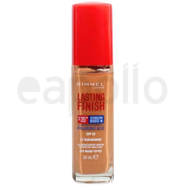 Rimmel Lasting Finish 35Hr SPF 20 Foundation - 420 Warm Toffee (30ml)