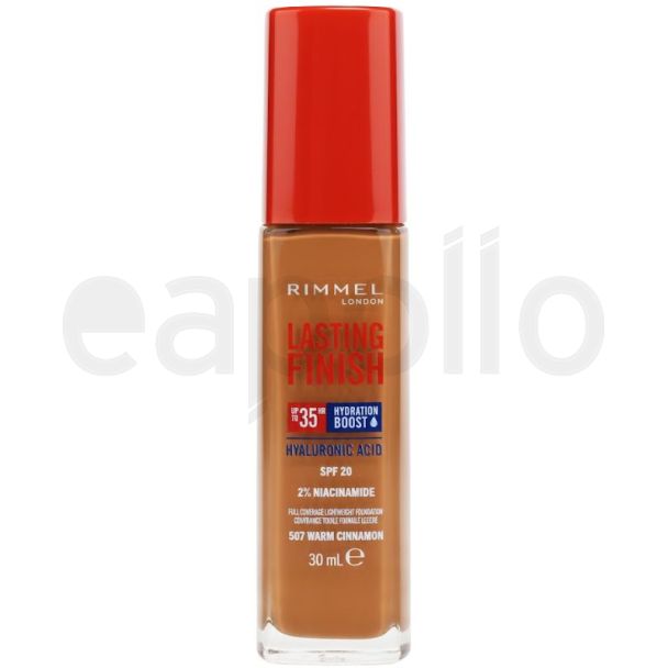 Rimmel Lasting Finish 35Hr SPF 20 Foundation - 507 Warm Cinnamon (30ml)