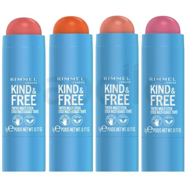 Rimmel London Kind & Free Multi-Stick - Assorted (Blush & Lipstick)