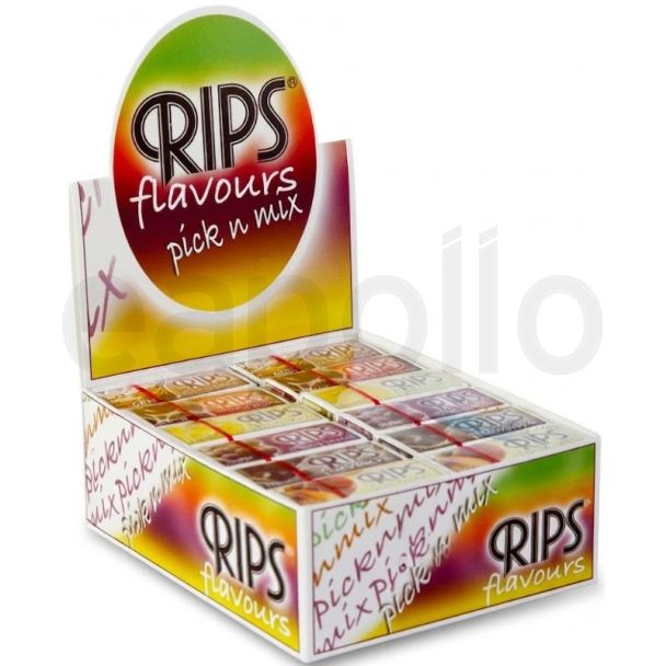 Rips 24 Silm Rolling Papers Pick & Mix Flavoured - 4m 