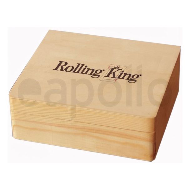 Rolling King Medium Wooden Rolling Box - 15.5x9.5 x 6cm