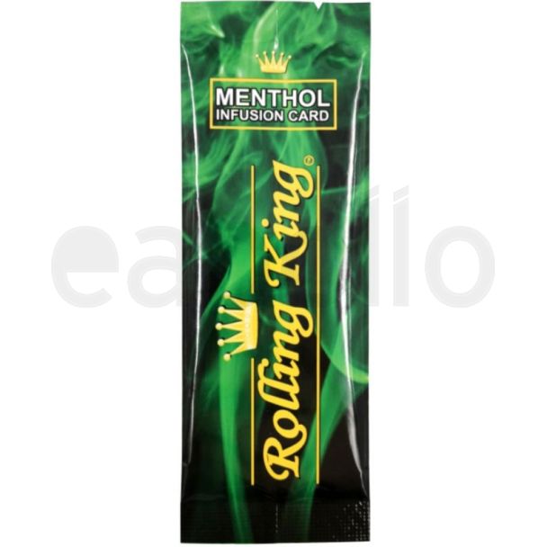 Rolling King Menthol Infusion Cards – 25 Cards
