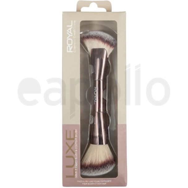 Royal Cosmetics Luxe Double Ended Blush and Contour Brush