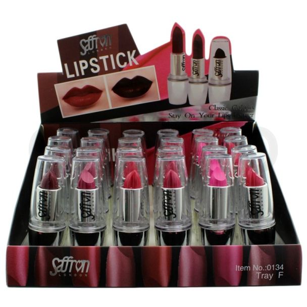 Wholesale Saffron Lipsticks - Tray F